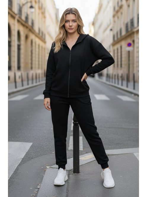 Nagyméretű tavaszi szabadidőszett (3-5XL) - fekete