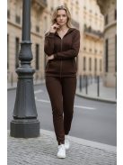 Nagyméretű tavaszi szabadidőszett (3-5XL) - sötétbarna