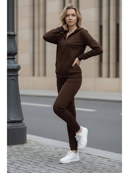 Nagyméretű tavaszi szabadidőszett (3-5XL) - sötétbarna
