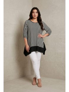 NEW FASHION nagyméretű felső/tunika - csíkos