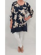 NEW FASHION nagyméretű felső/tunika - liliom minta