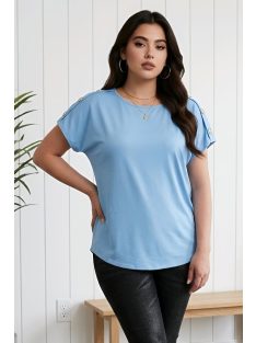 GOMBI nagyméretű felső - világoskék