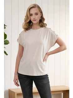 GOMBI nagyméretű felső - bézs