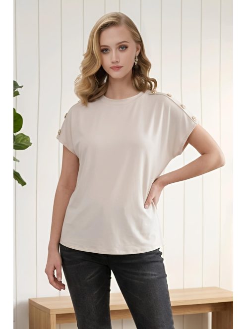 GOMBI nagyméretű felső - bézs