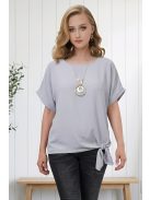 Nagyméretű női felső - szürke