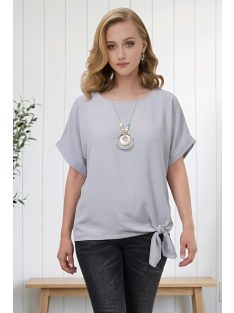 Nagyméretű női felső - szürke
