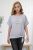 Nagyméretű női felső - szürke