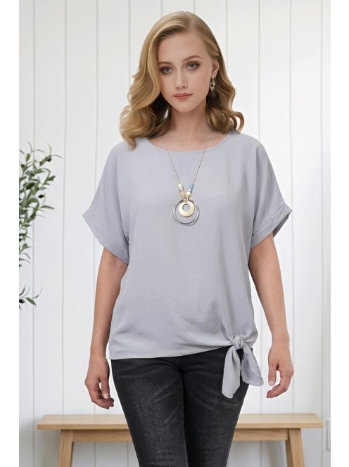 Nagyméretű női felső - szürke