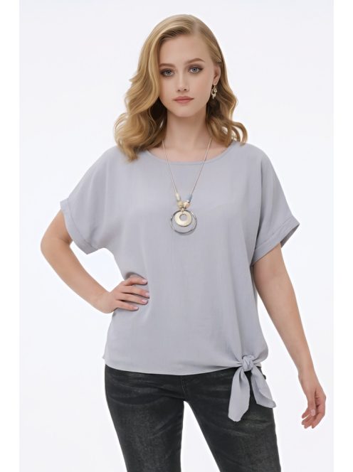 Nagyméretű női felső - szürke