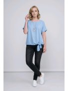 Nagyméretű női felső - világoskék
