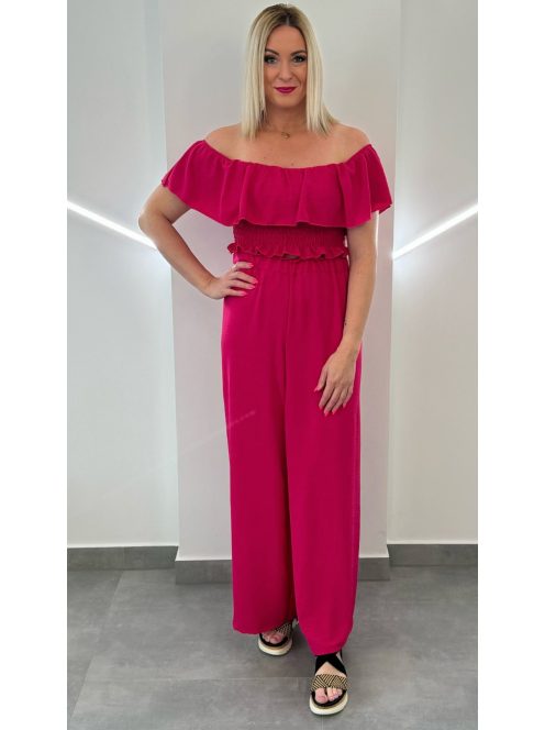 AMANDA kétrészes nadrág szett - magenta