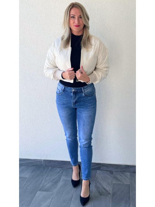 TAMI átmeneti kabát - törtfehér