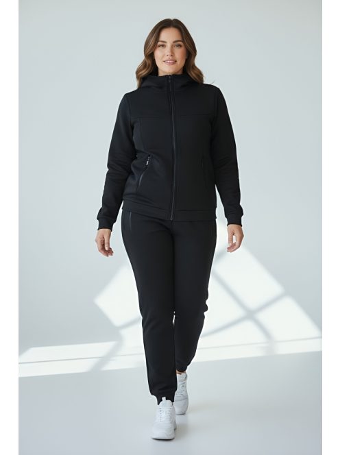 Prémium bélelt nagyméretű szabadidőszett (XL-4XL) - fekete