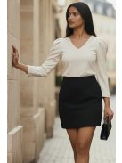 KIKI puffos ujjú felső - cream