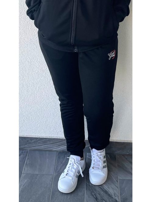 Nagyméretű szabadidőnadrág 2XL-5XL - fekete