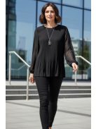 DENNY muszlin felső - fekete