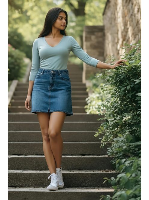 DORKA női felső - olíva zöld