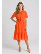 NEW COLLECTION muszlin ruha - narancs