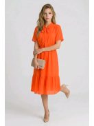 NEW COLLECTION muszlin ruha - narancs