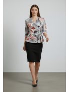 ILI nagyméretű felső (L-3XL) - szürke/pink