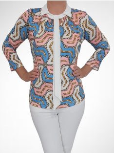 EXTYN GABI galléros felső (M-3XL) - fehér gallérral