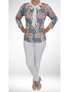 EXTYN GABI galléros felső (M-3XL) - fehér gallérral
