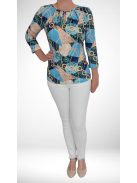 GABI EXTYN felső (M-3XL) - kék minta