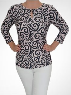 GABI EXTYN felső (M-3XL) - púder/fekete