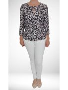 GABI EXTYN felső (M-3XL) - púder/fekete