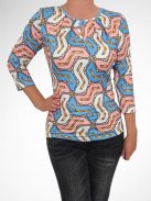 GABI EXTYN felső (M-2XL) - világoskék/pink