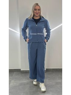 Bőszárú vékony szabadidőszett - kék