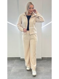 Bőszárú vékony szabadidőszett - vanília