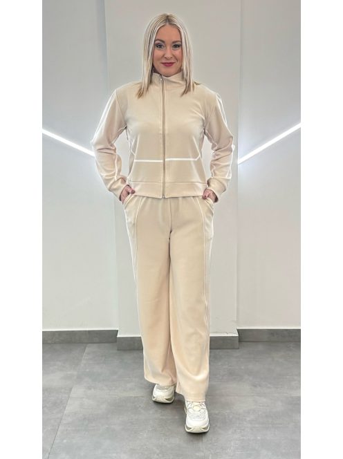 Bőszárú vékony szabadidőszett - vanília