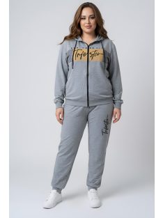 Nagyméretű szabadidőszett (3-6XL) - szürke
