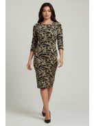 REA nagyméretű ruha (XL-4XL) - bézs/barna