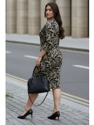 REA nagyméretű ruha (XL-4XL) - bézs/barna