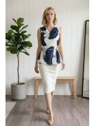 NEW FANTASY muszlin felső - kék virággal