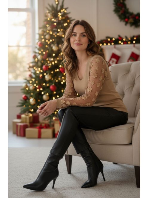 REA női felső - barna