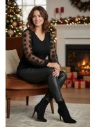 REA női felső - fekete