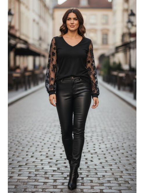 REA női felső - fekete