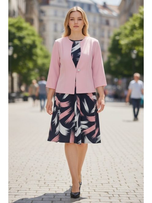 CLARA nagyméretű kétrészes szett (42-50) - púder