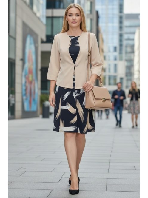 CLARA nagyméretű kétrészes szett (42-50) - bézs