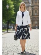 CLARA kétrészes nagyméretű szett (42-50) - fehér/menta