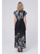 ANNI ejtett vállú maxiruha - fekete