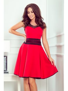 RICA tüllbetétes ruha - piros