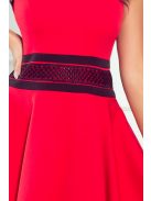 RICA tüllbetétes ruha - piros