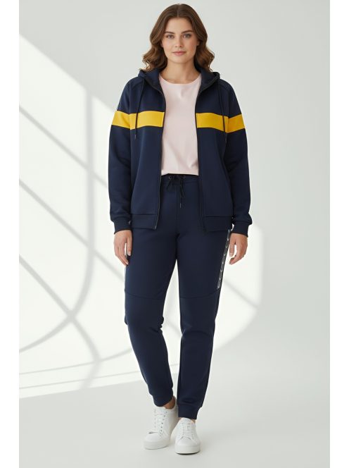 Nagyméretű vastag szabadidőszett 3XL-6XL - sötétkék