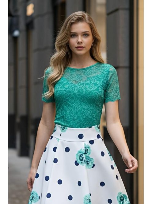 KARINA EXTYN csipke felső - zöld