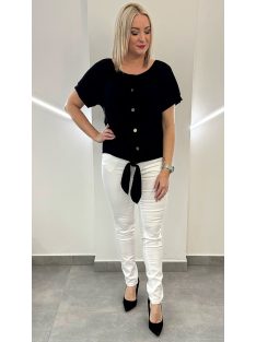 ALBA megkötős blúz - fekete
