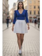 ALICIA fodros vállú felső - királykék